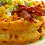 Bacon & Cheddar Cornmeal Waffles