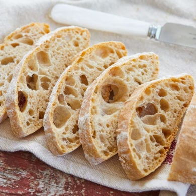 Bakery-Style No-Knead Ciabatta Bread