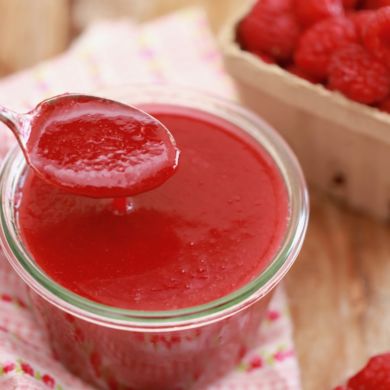 Homemade Raspberry Sauce Using Just 3 Ingredients