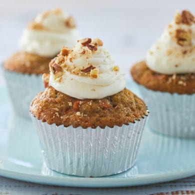 Ultra-Moist Carrot Cake Cupcakes With Best-Ever Cream Cheese Frosting