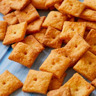 Homemade Cheez-Its With Real Cheddar